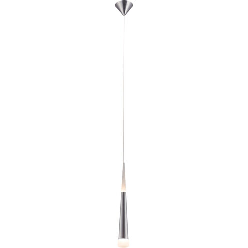 Meteor 1 Light 5 inch Brushed Aluminum Pendant Ceiling Light