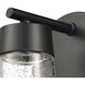 Jergen LED 5 inch Matte Black Vanity Light Wall Light in 1