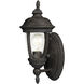 Knob Hill DC 1 Light 14 inch Sienna Outdoor Wall Mount