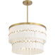 Coronelle 6 Light 26 inch Legacy Brass Pendant Ceiling Light