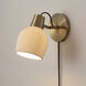 Petaluma Wall Sconce Wall Light in Weathered Brass