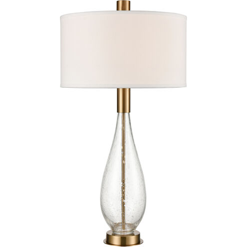 Chepstow 36 inch 150 watt Clear with Cafe Bronze Table Lamp Portable Light