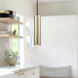 Milca Pendant Ceiling Light in Gold