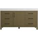 Nathan 60 X 34 inch Chestnut Brown Bathroom Vanity Cabinet