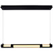 Neva LED 36 inch Black Island/Pool Table Light Ceiling Light