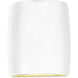 Ambiance Collection LED 10 inch Gloss White Outdoor Wall Sconce