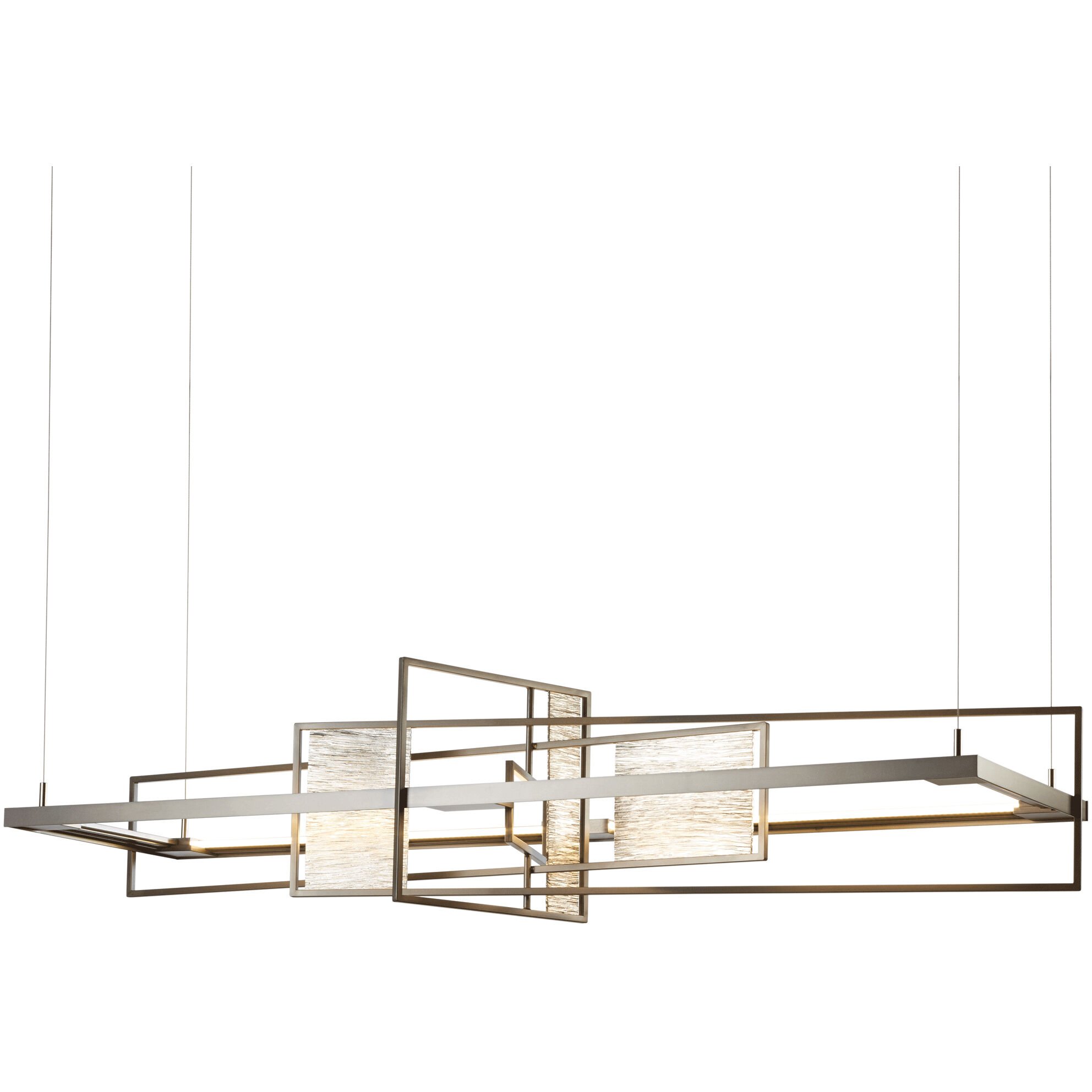 Summer LED 54.2 inch Dark Smoke and Sterling Pendant Ceiling Light in Dark Smoke/Sterling