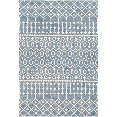 Opus 36 X 24 inch Denim/Light Gray/Navy/Ivory Rugs, Rectangle
