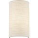 Textile Collection 1 Light 5.5 inch Cream and White ADA Wall Sconce Wall Light in 4" D x 5.5" W x 10" H, EVOLV
