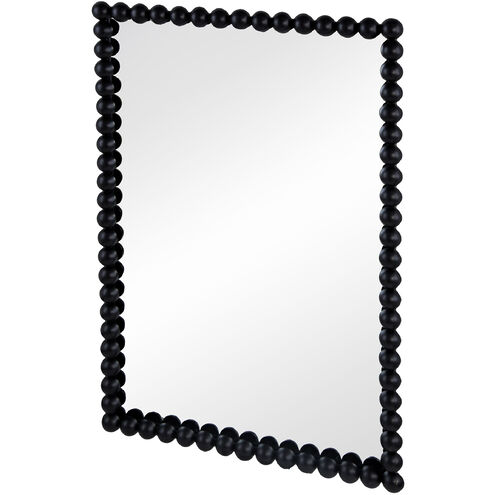 Harley 36 X 24 inch Black Wall Mirror