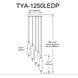 Typha LED 12 inch Polished Chrome Multi Pendant Ceiling Light