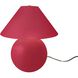 Portable 16.75 inch 60.00 watt Cerise and Brushed Brass Portable Lamp Portable Light