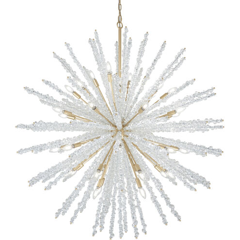 Aisi 40 Light 52 inch Fawn Gold Chandelier Ceiling Light