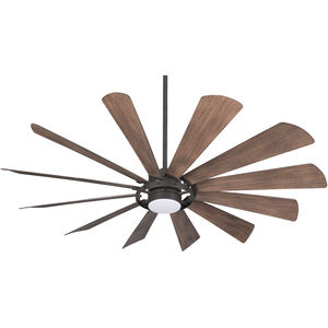 Windmolen 65 inch Oil Rubbed Bronze with Seasoned Wood Blades Outdoor Ceiling Fan
