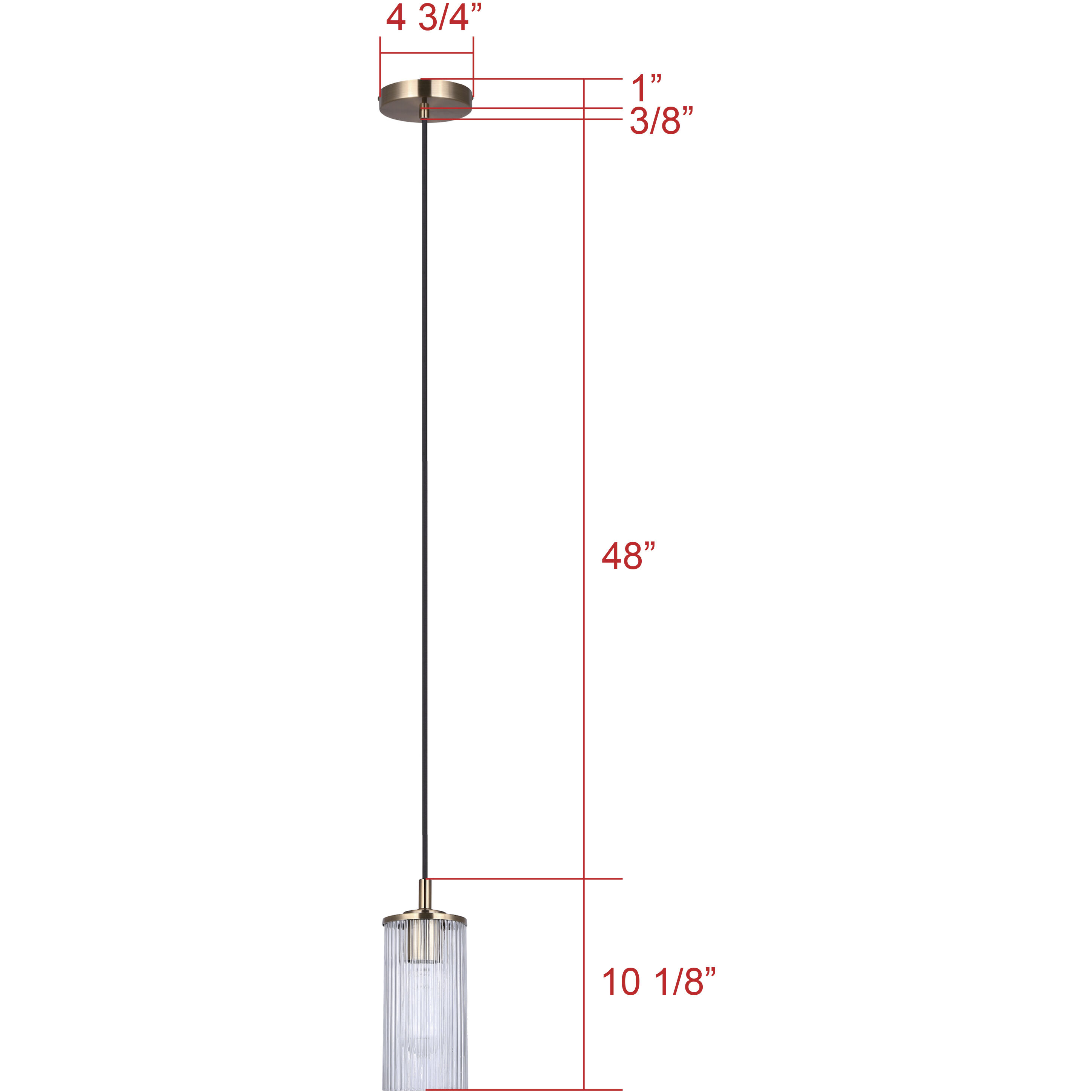 Kinslea 1 Light 4.75 inch Gold Pendant Ceiling Light in White Glass