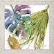 Spectrum Palm Fronds 28 X 28 inch Non-Glass Framed Art, Propac
