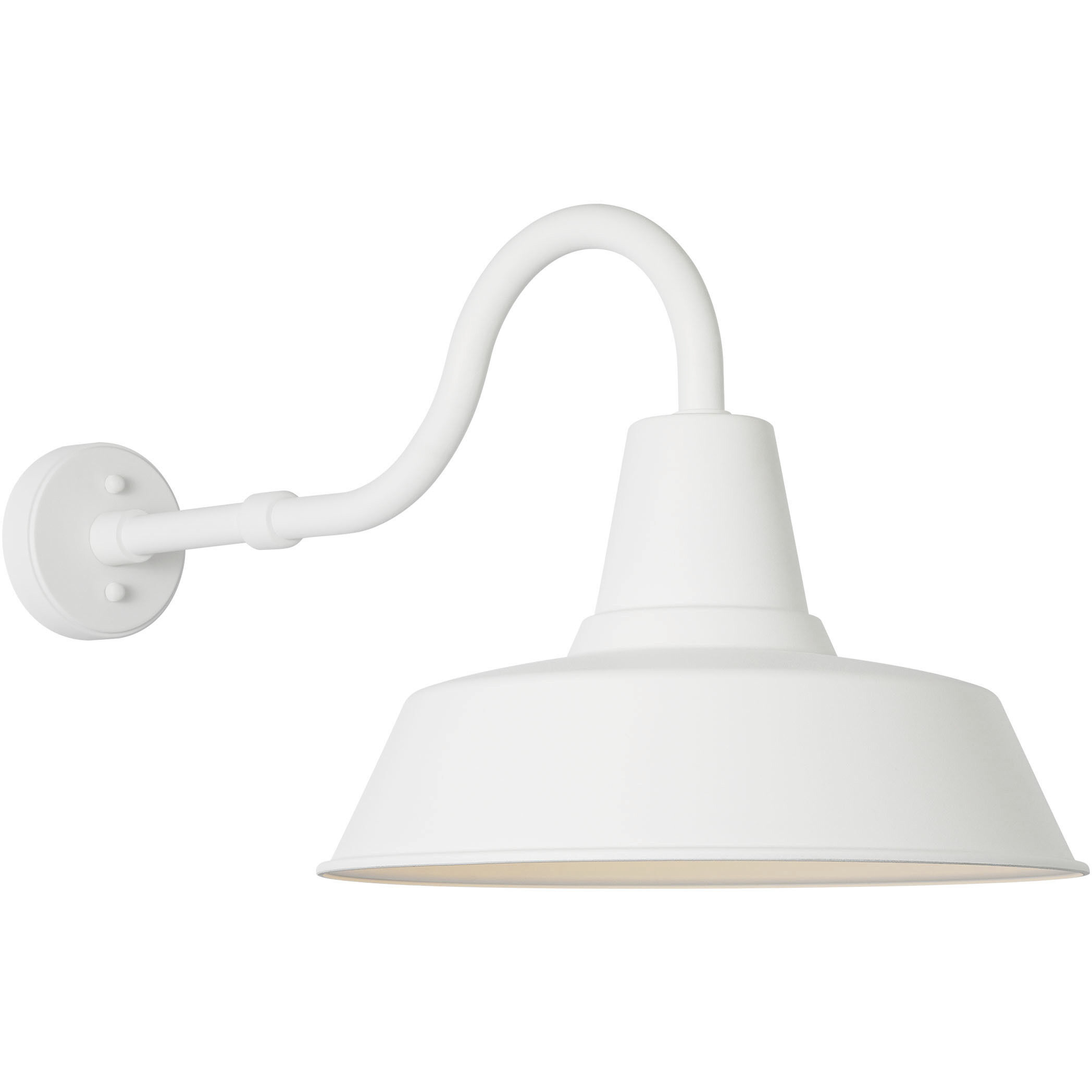 Sean Lavin Barn Light 1 Light 15 inch Outdoor Textured White Outdoor Wall Lantern