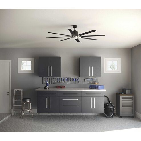 Vast 72 inch Black Ceiling Fan, Progress LED
