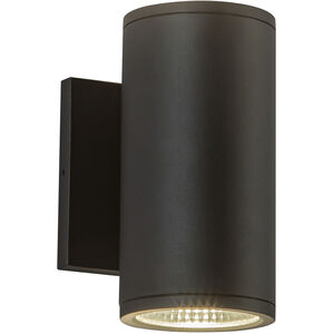 Nordic LED 7 inch Black Exterior Wall Light