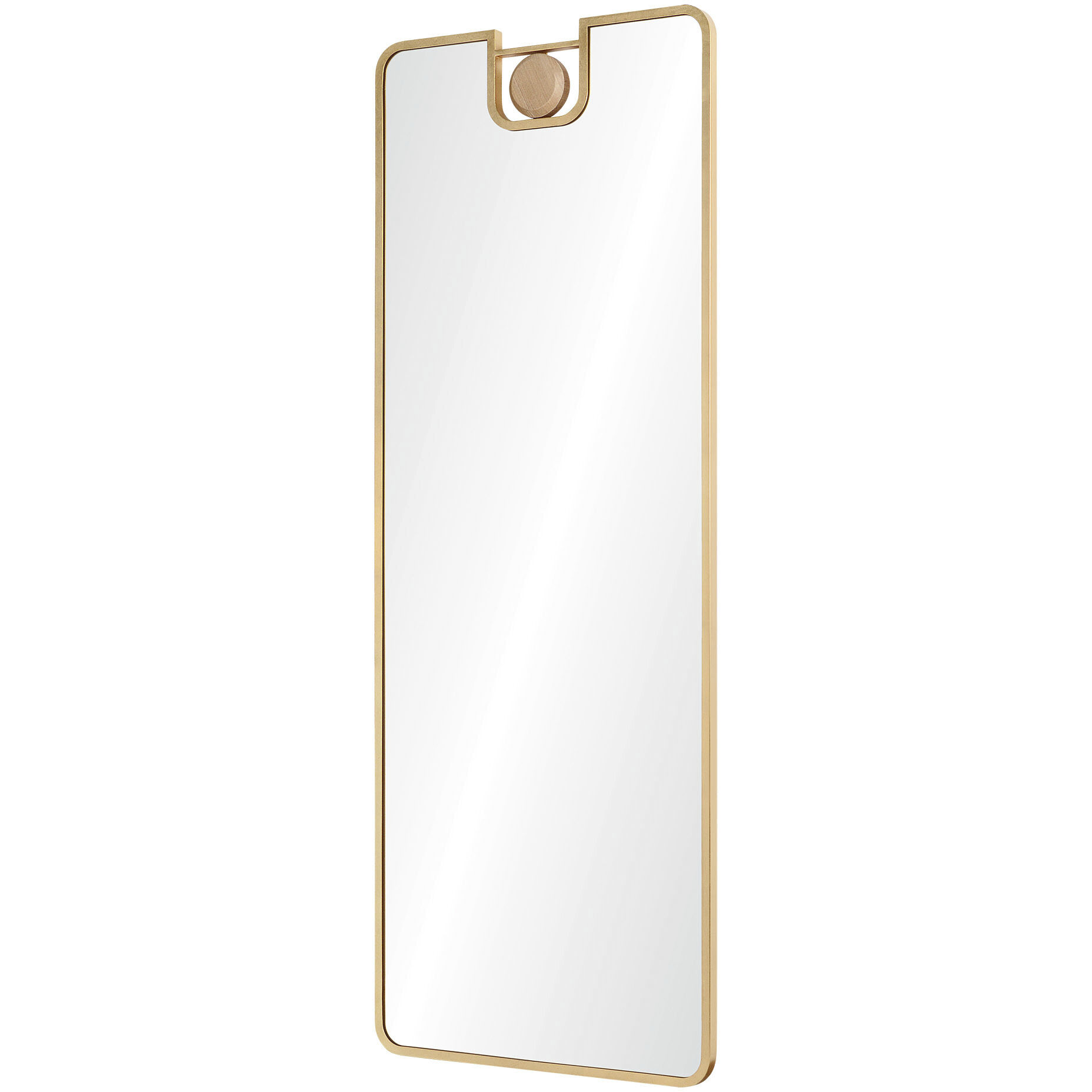 Kepler 65 X 24 inch Clear and Gold Wall Mirror