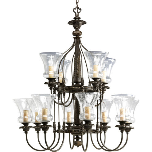 Fiorentino 12 Light 33 inch Forged Bronze Chandelier Ceiling Light