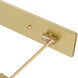 Mendon 13.5 watt 47 inch Satin Brass Picture Light Wall Light, Direct Wire