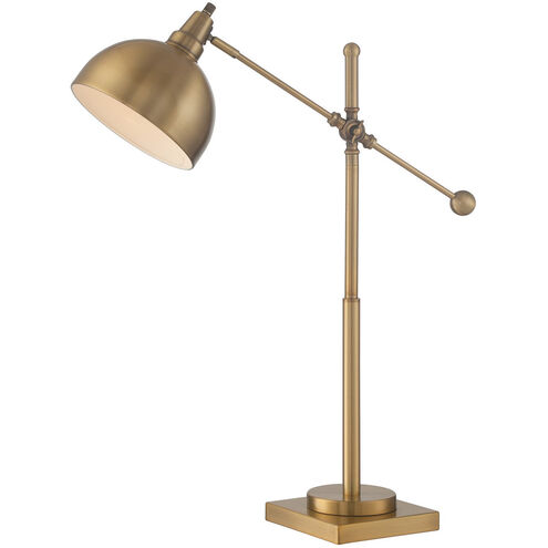 Cupola 30 inch 23.00 watt Brushed Brass Table Lamp Portable Light