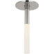 Kelly Wearstler Rousseau LED 1 inch Polished Nickel Monopoint Flush Mount Ceiling Light