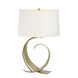 Fullered Impressions 22.1 inch 150 watt Modern Brass Table Lamp Portable Light in Natural Anna