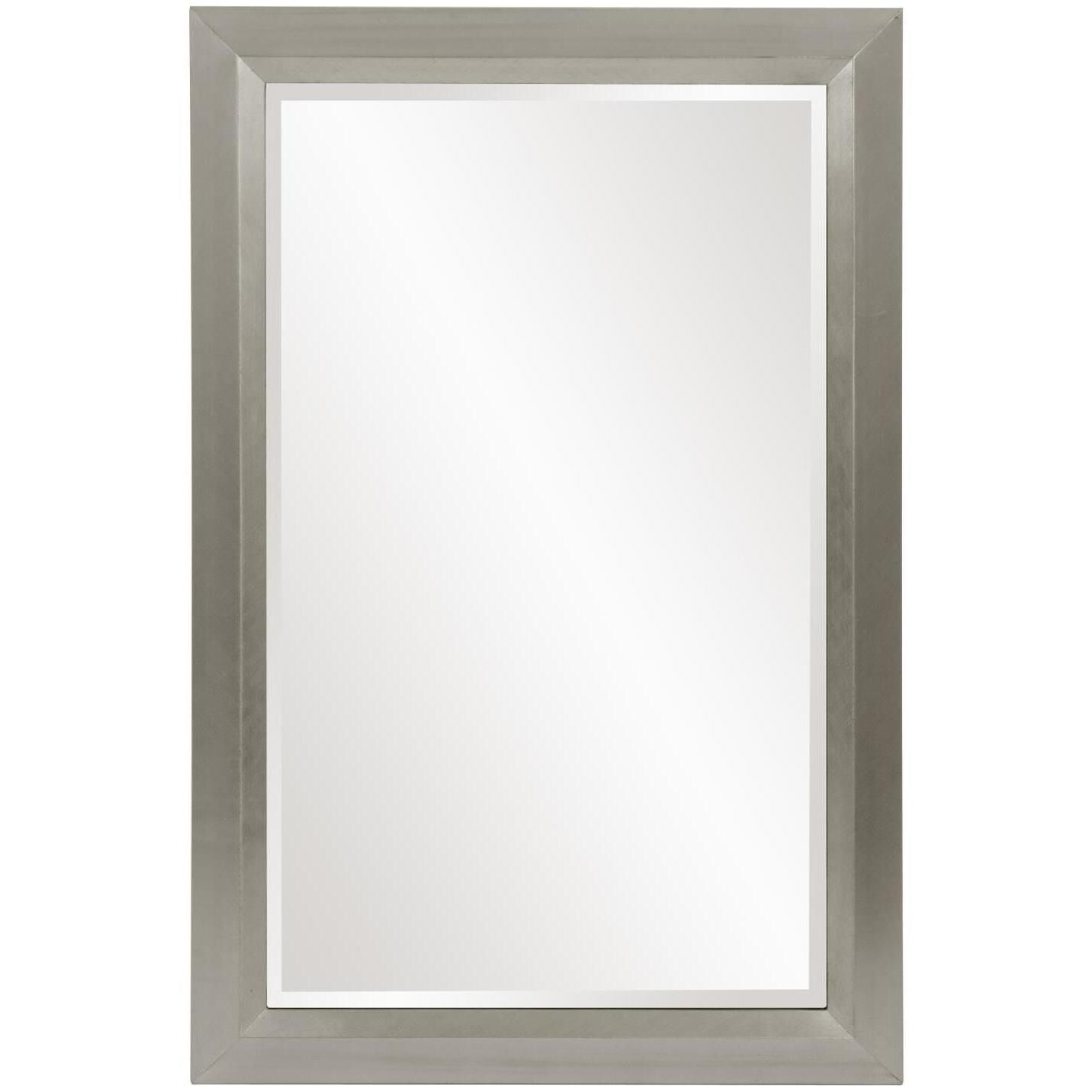 Avery 42 X 28 inch Glossy Nickel Wall Mirror