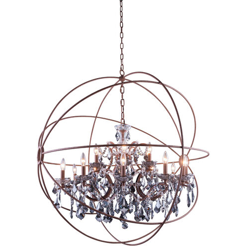 Geneva 18 Light 44 inch Rustic Intent Pendant Ceiling Light in Silver Shade, Urban Classic