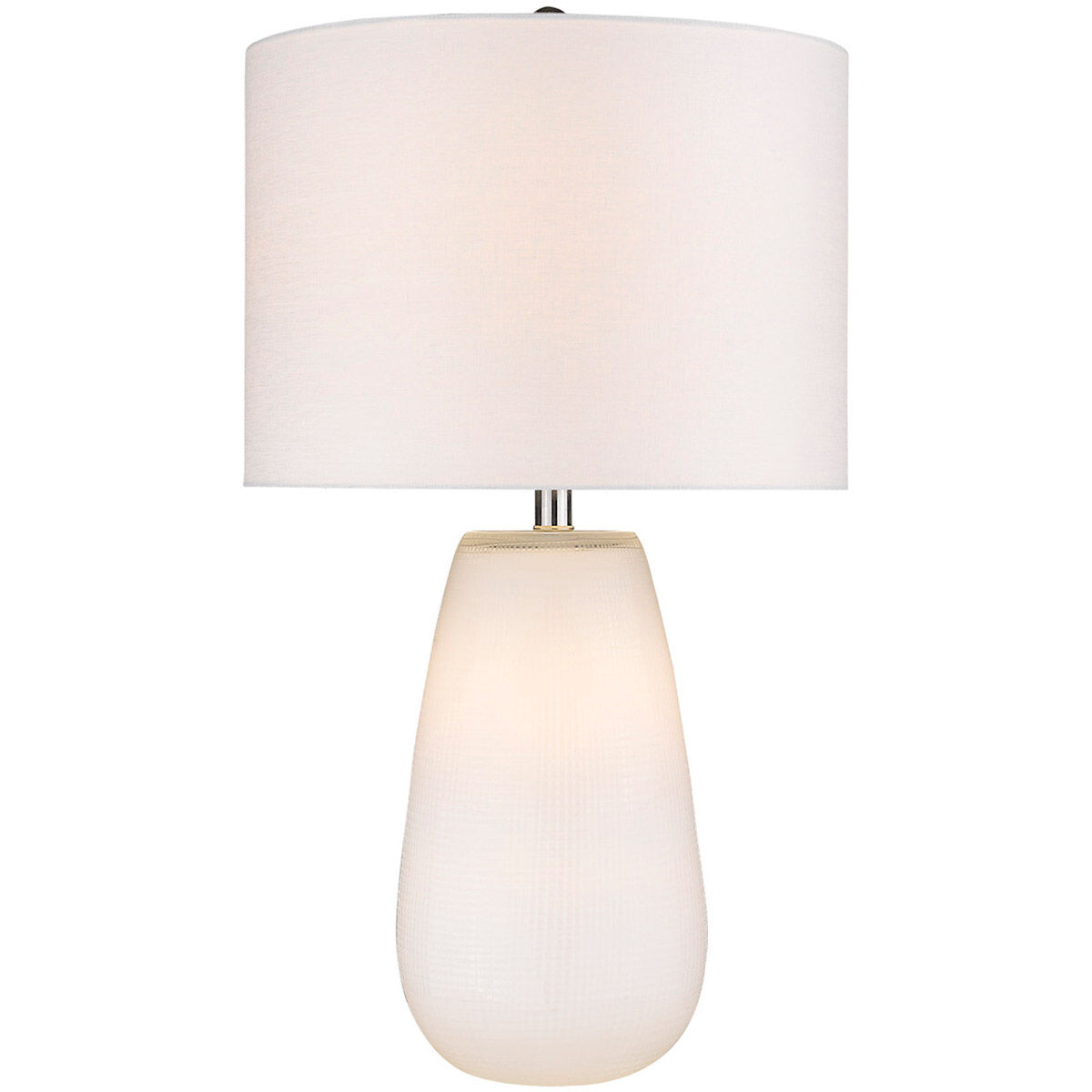 Trend Home 28 inch 150.00 watt White Table Lamp Portable Light