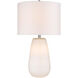 Trend Home 28 inch 150.00 watt White Table Lamp Portable Light
