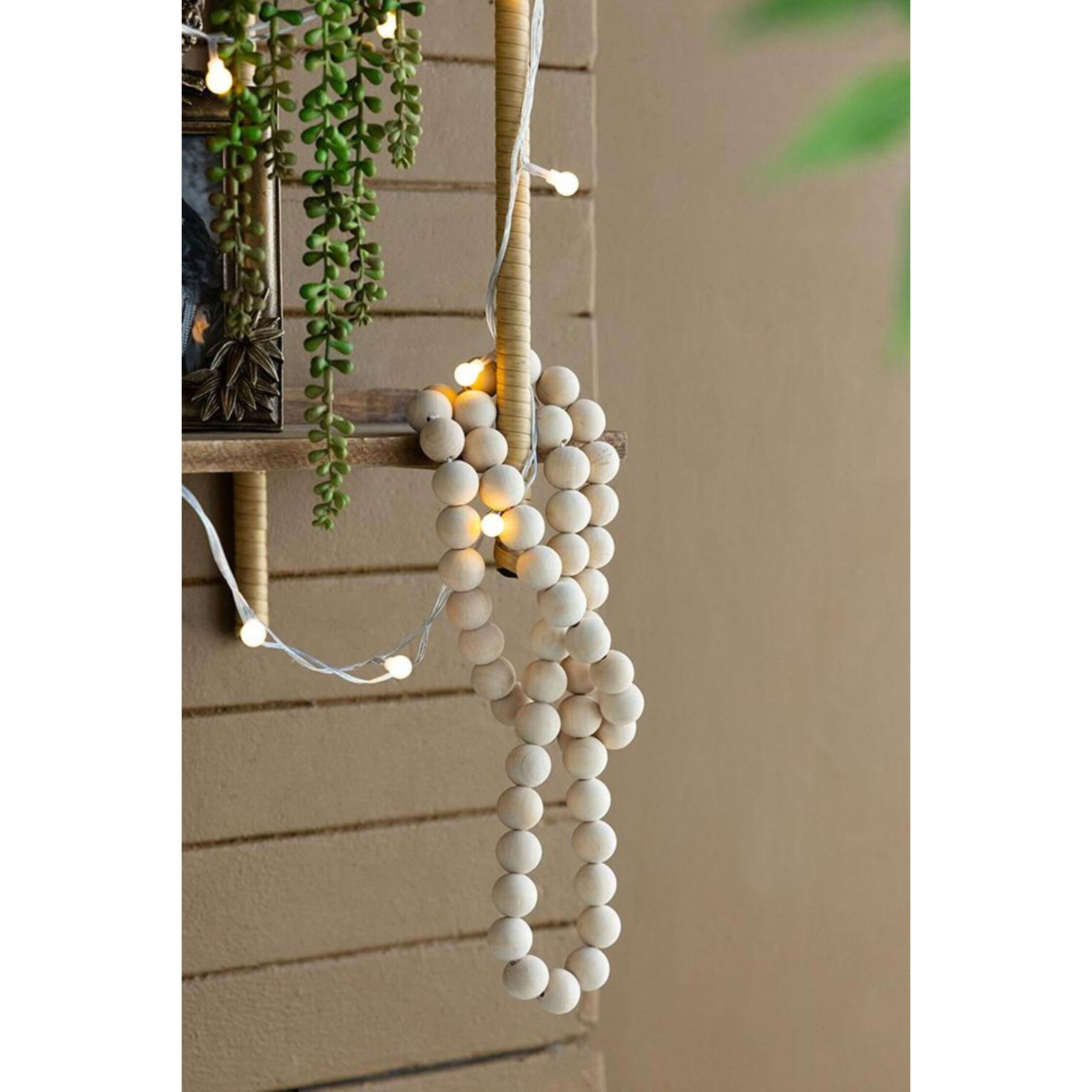 Wooden Sphere Beads 22 X 2 inch Statues & Decor Object