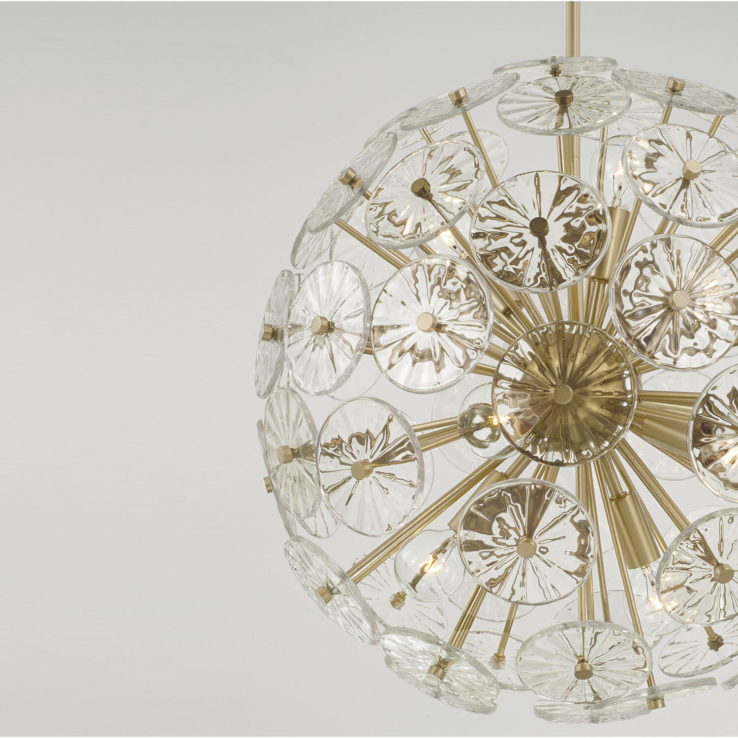 Emelie 8 Light 18 inch Matte Brass Pendant Ceiling Light