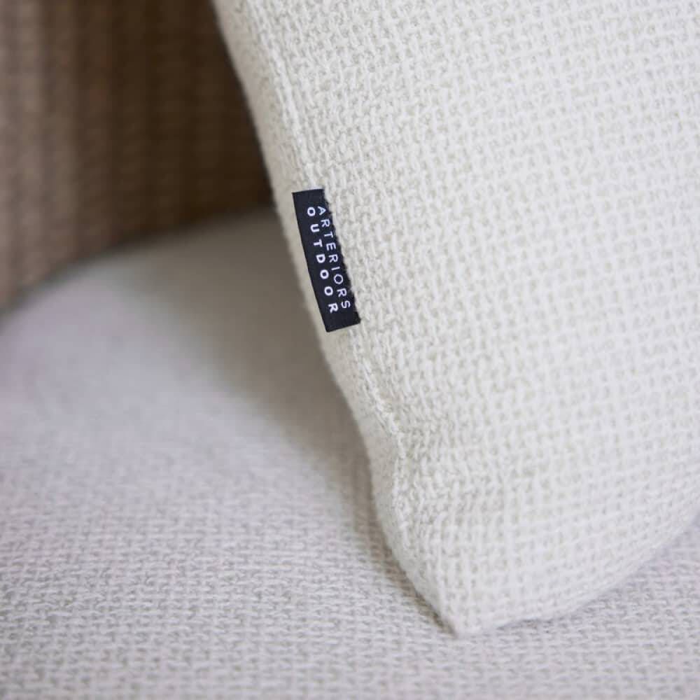 Fielder Pearl and Dune with Wheat Outdoor Lounge Chair