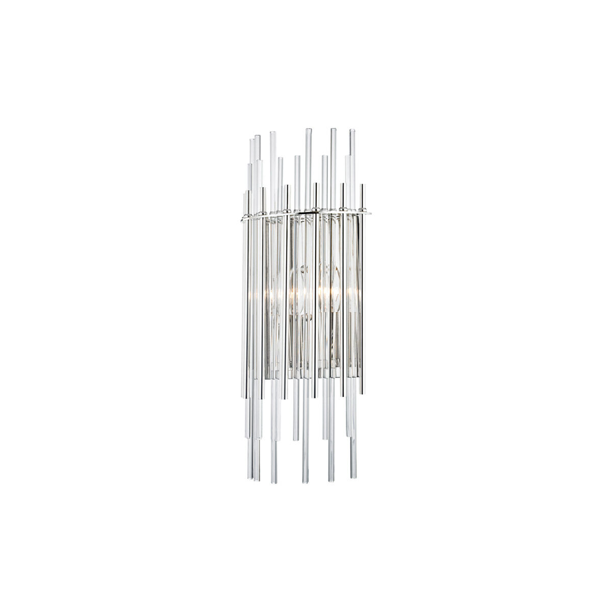 Wallis 2 Light 8 inch Polished Nickel ADA Wall Sconce Wall Light