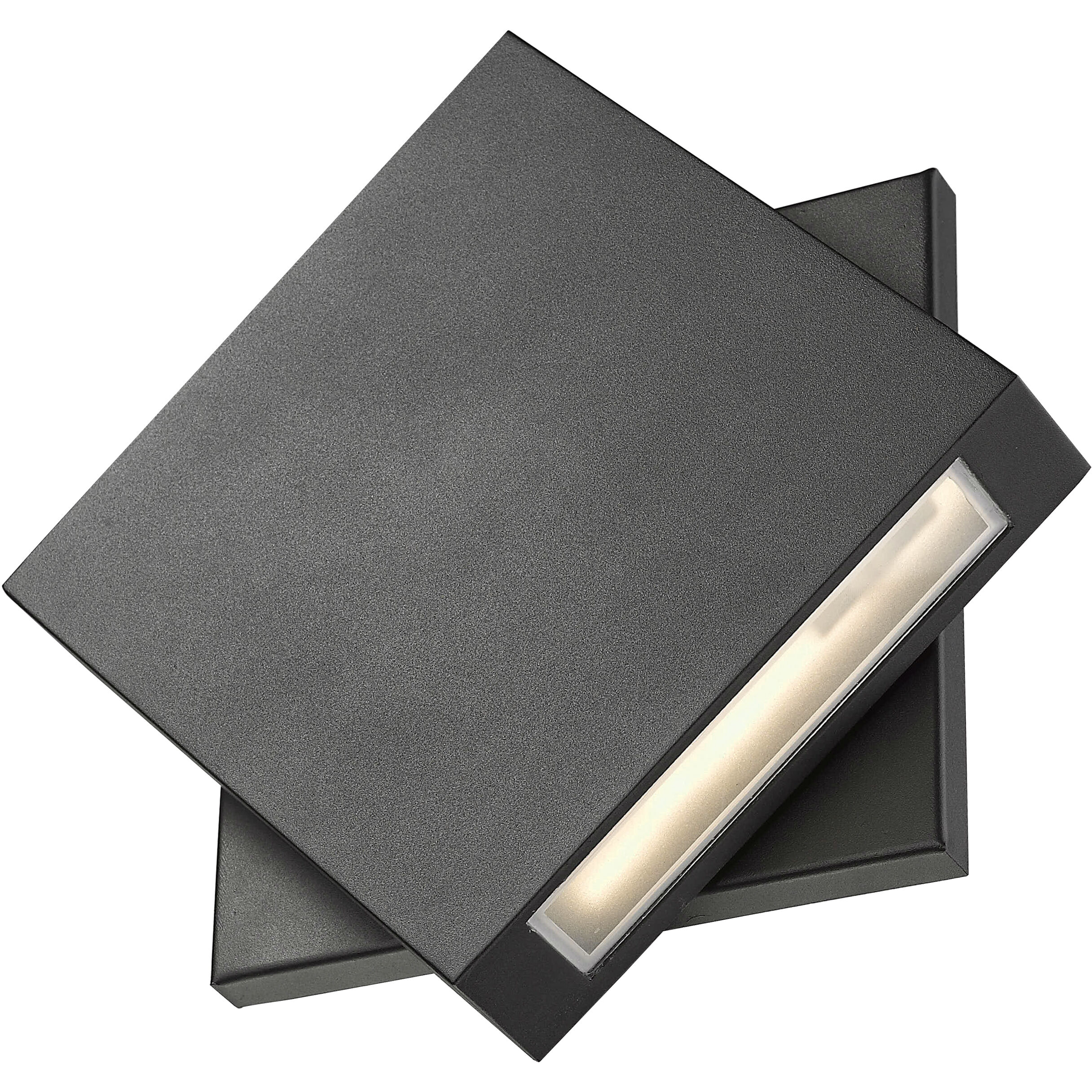 Quadrate LED 11.25 inch Black Outdoor Wall Light