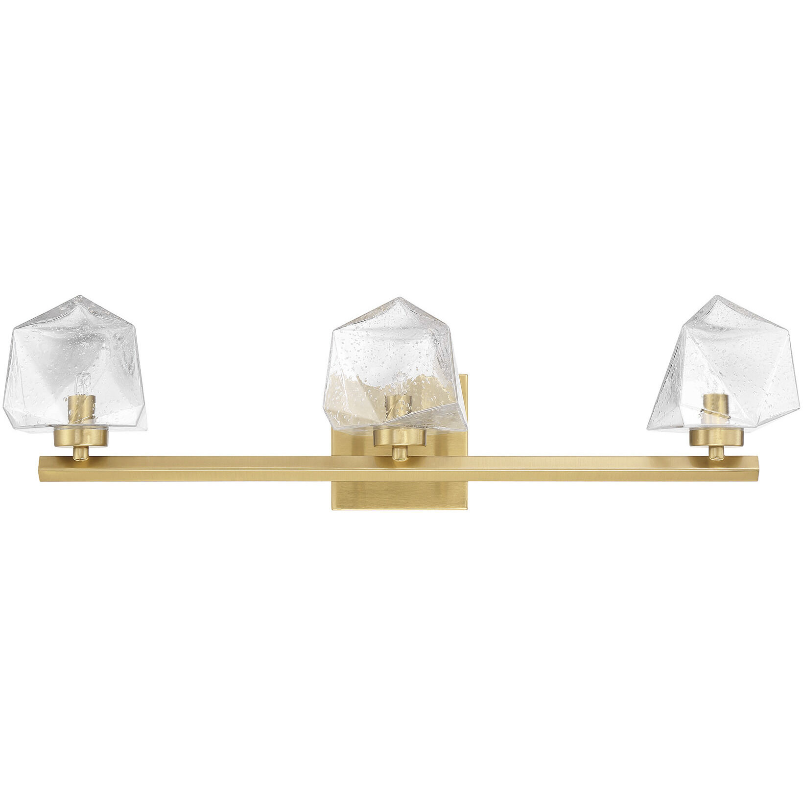 Castello LED 25 inch Warm Brass Bathroom Vanity Light Wall Light