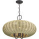 Summervine 5 Light 22 inch Bronze Pendant Chandelier Ceiling Light