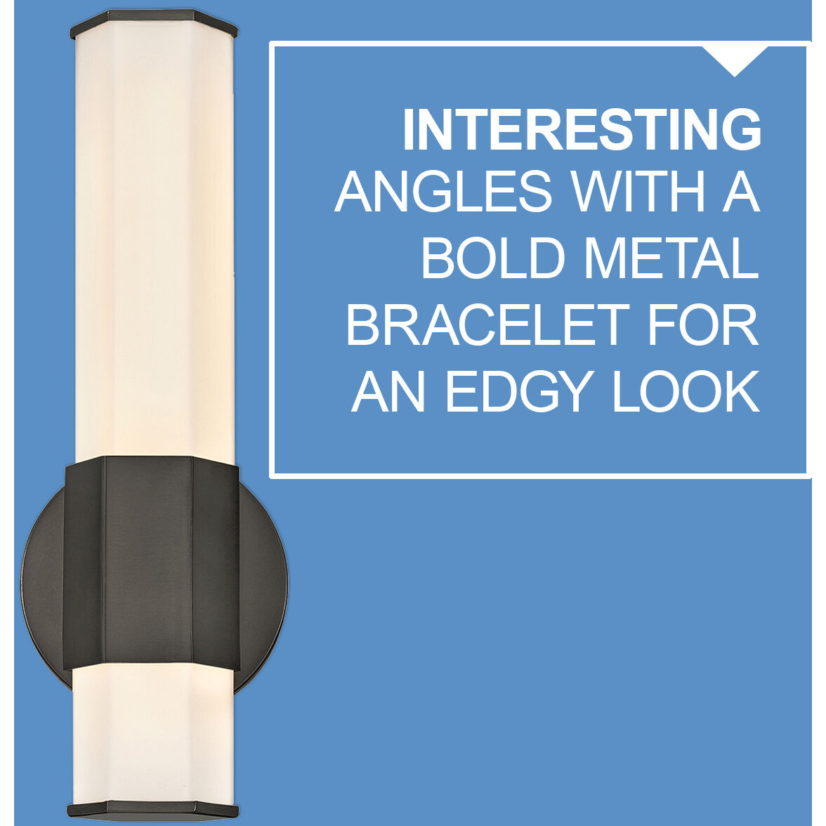 Facet LED 5 inch Black Oxide Bath Light Wall Light