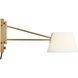 Richard June Hale 1 Light 8 inch Estate Brass Wall Sconce Wall Light in Standard