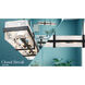 Cloud Break 12 Light 48 inch Coal Island Light Ceiling Light