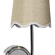 Ariel Wall Sconce Wall Light in Polished Nickel