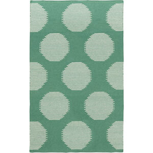 Frontier Medium Green/Light Beige Handmade Rug