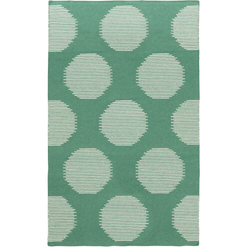 Frontier Medium Green/Light Beige Handmade Rug