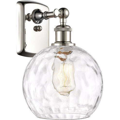 Ballston Athens Water Glass LED 8 inch Polished Nickel Sconce Wall Light