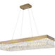 Canada LED 12 inch Gold LED Chandelier Ceiling Light