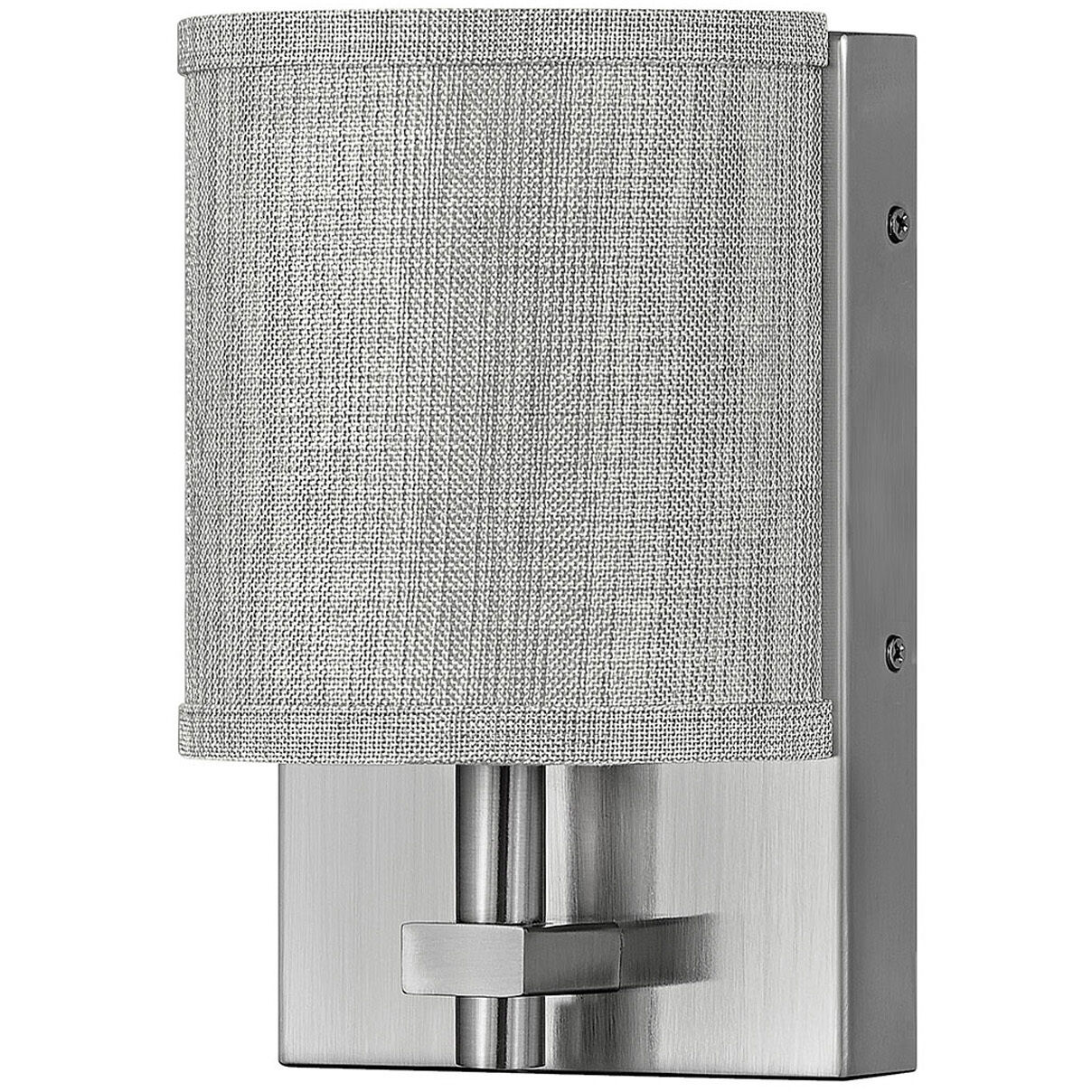 Galerie Avenue LED 6 inch Brushed Nickel ADA Indoor Wall Sconce Wall Light