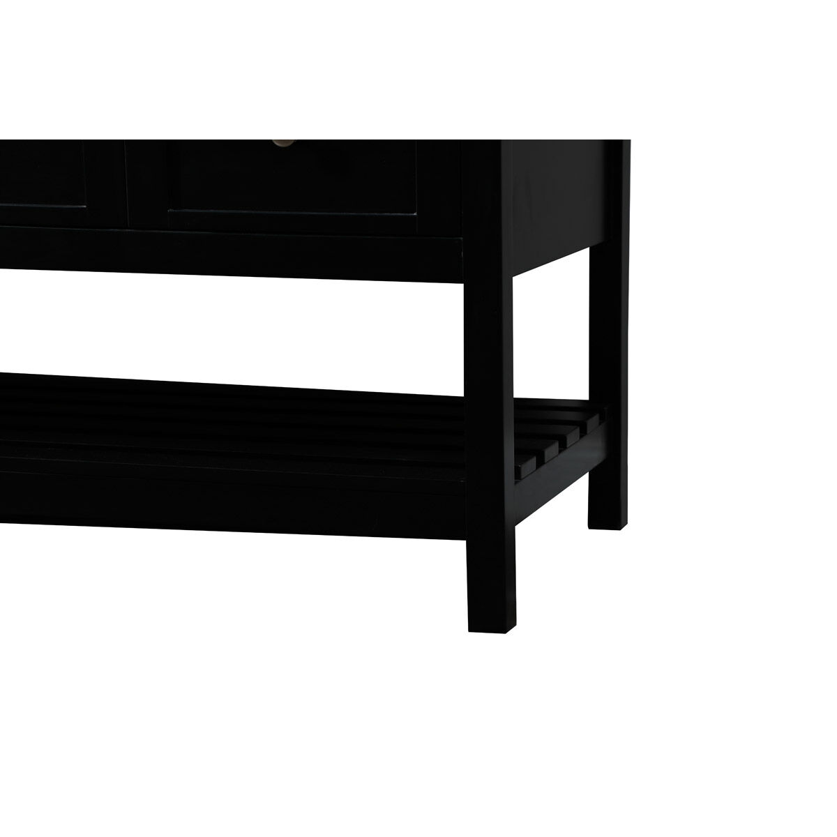 Theo 60 X 22 X 34 inch Black Vanity Sink Set